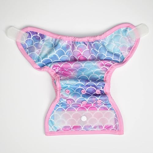 Miniatura 2 de Pañal de tela para bebé recién nacido con gancho y lazo (escamas degradadas)