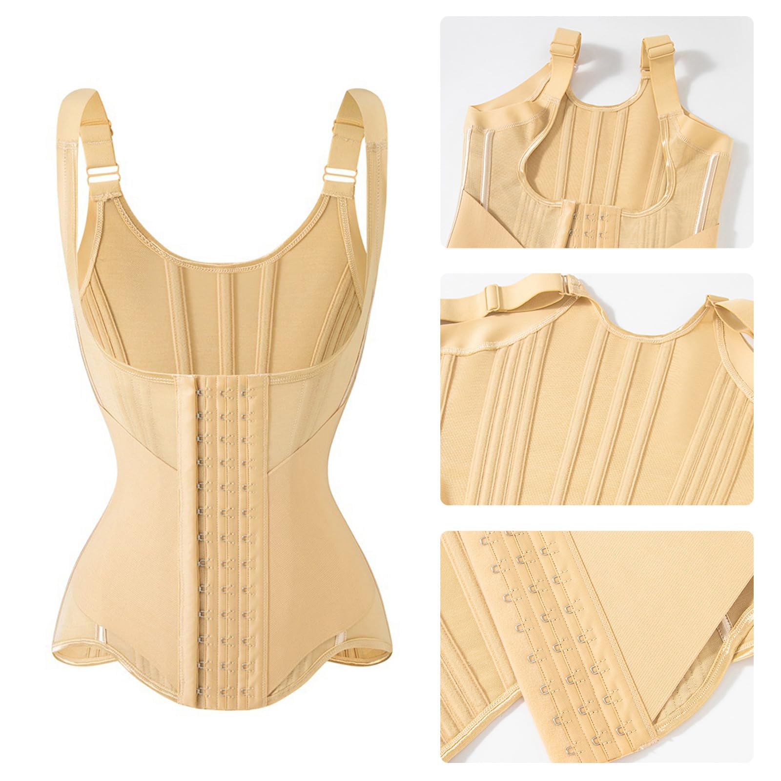 Camiseta moldeadora de cuerpo elástica para mujer, ligera, absorbe el sudor, control de abdomen, transpirable, chaleco de yoga