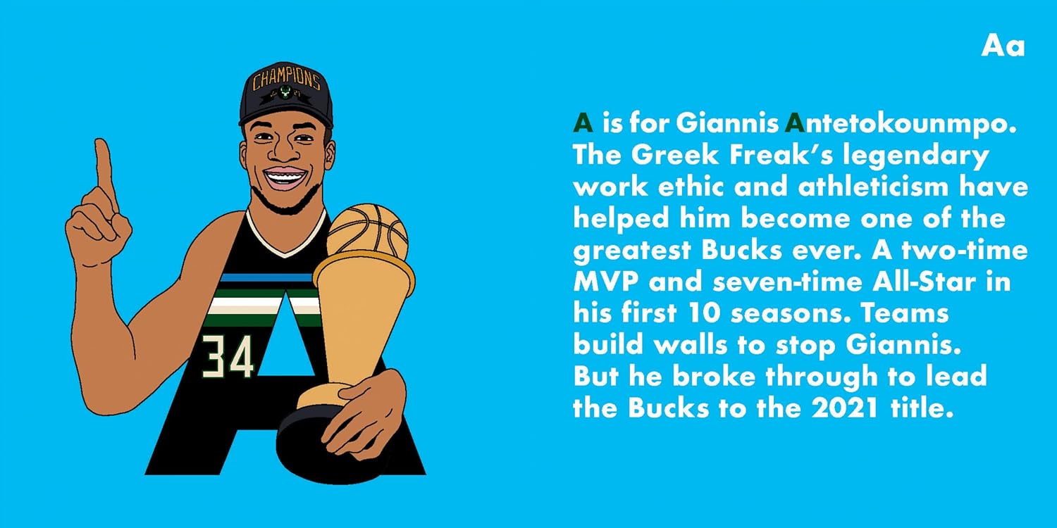 Bucks Legends Alphabet