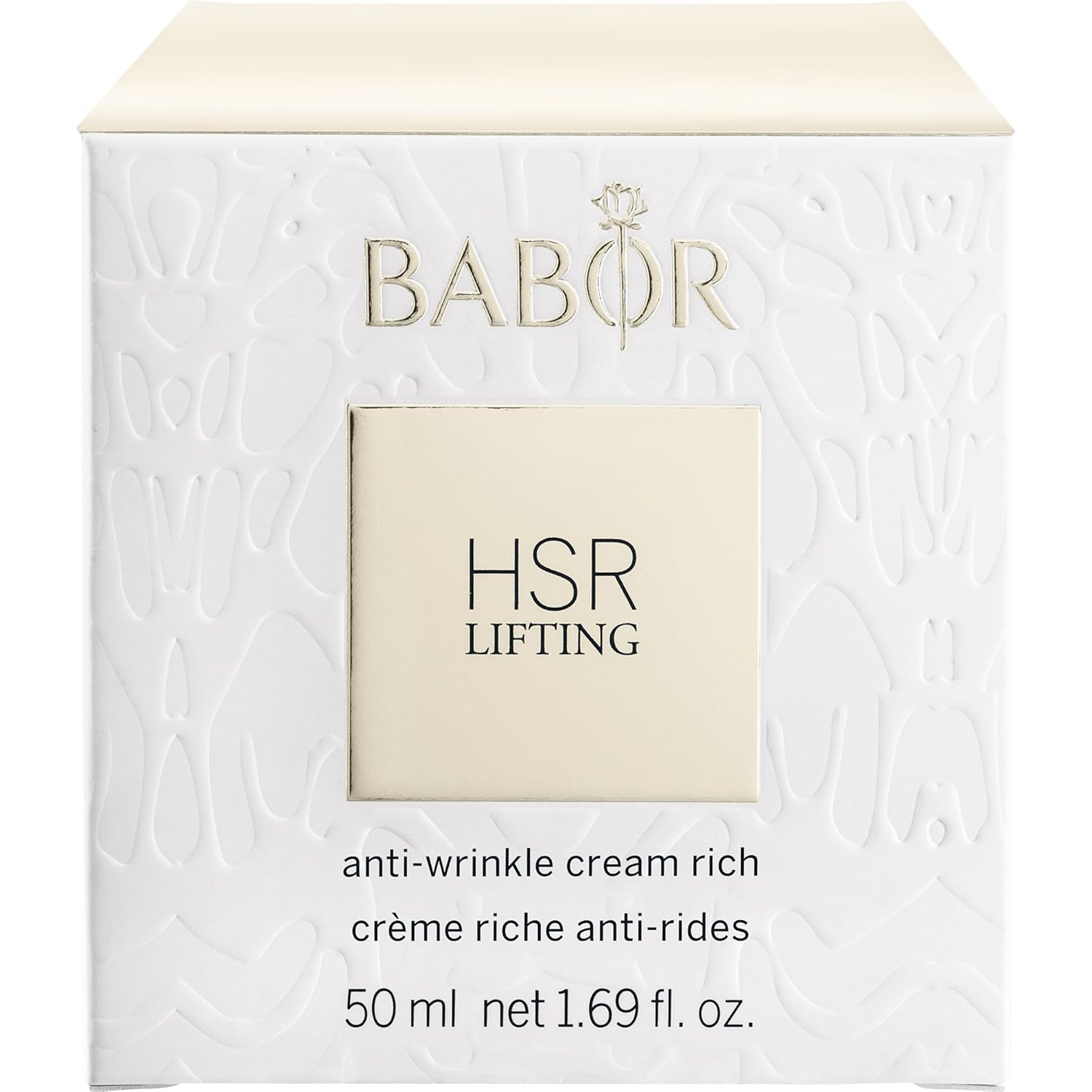 BABOR HSR Lifting Anti Wrinkle Cream Rich, Anti Aging Night Cream, Target Fine Lines, Vitamin E Strengthens Increasing Moisture and Improving Radiance, Daily Moisturizer for Smoother Skin, 1.7 oz
