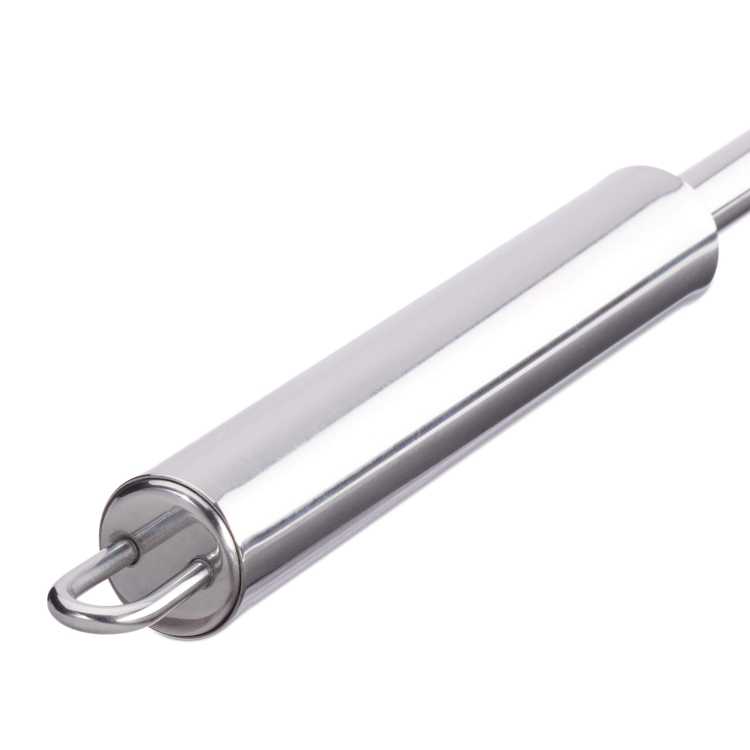 Relaxdays Profi Fleischklopfer, doppelseitig, Fleischhammer für Schnitzel, Steak, 28cm lang, rostfrei, Edelstahl, Silber