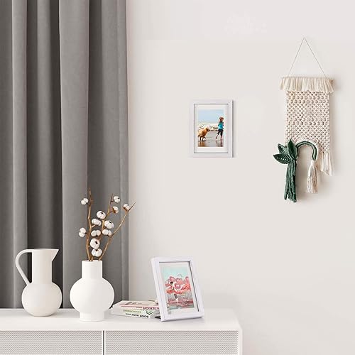 Miniatura 7 de DLQuarts Marco de fotos flotante de 5 x 7, para fotos de 4 x 6, 3.5 x 5 pulgadas para efectos flotantes o fotos de 5 x 7, montaje en pared o mesa,