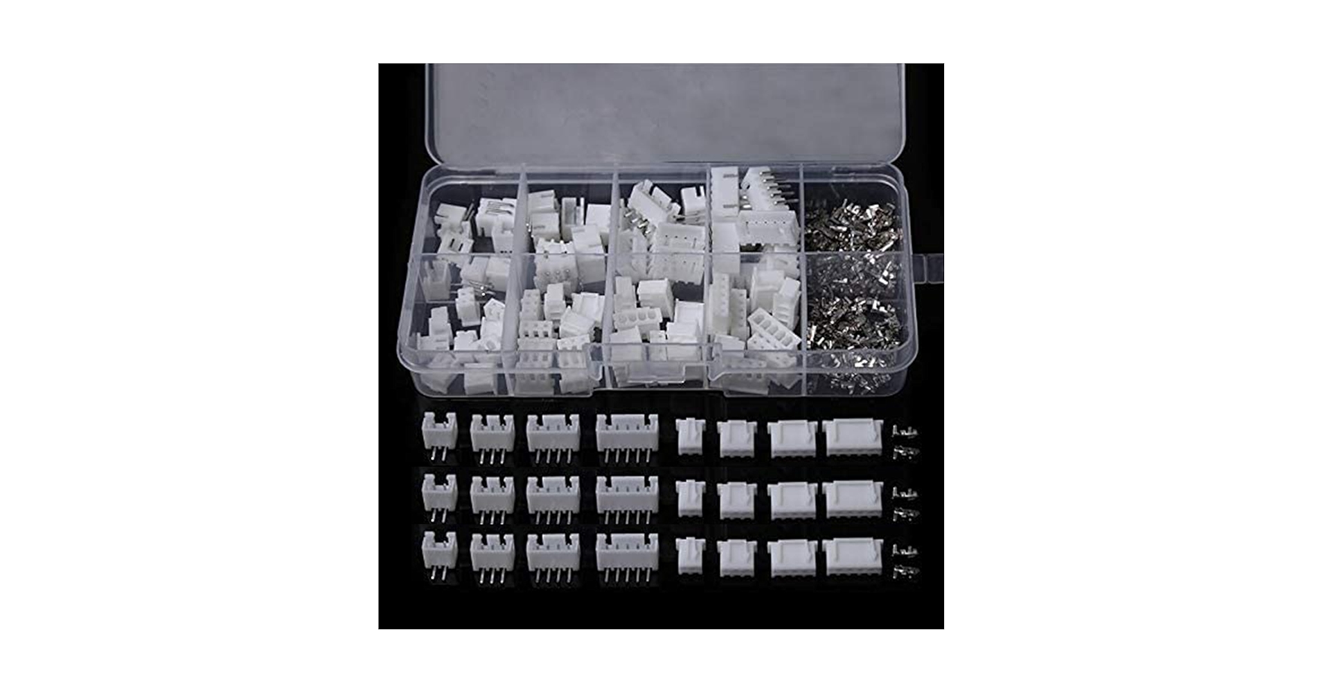 justice.Nページ Amazon.com: daier 20 Sets Jst Xh 2.54 4 Pin Connector Plug