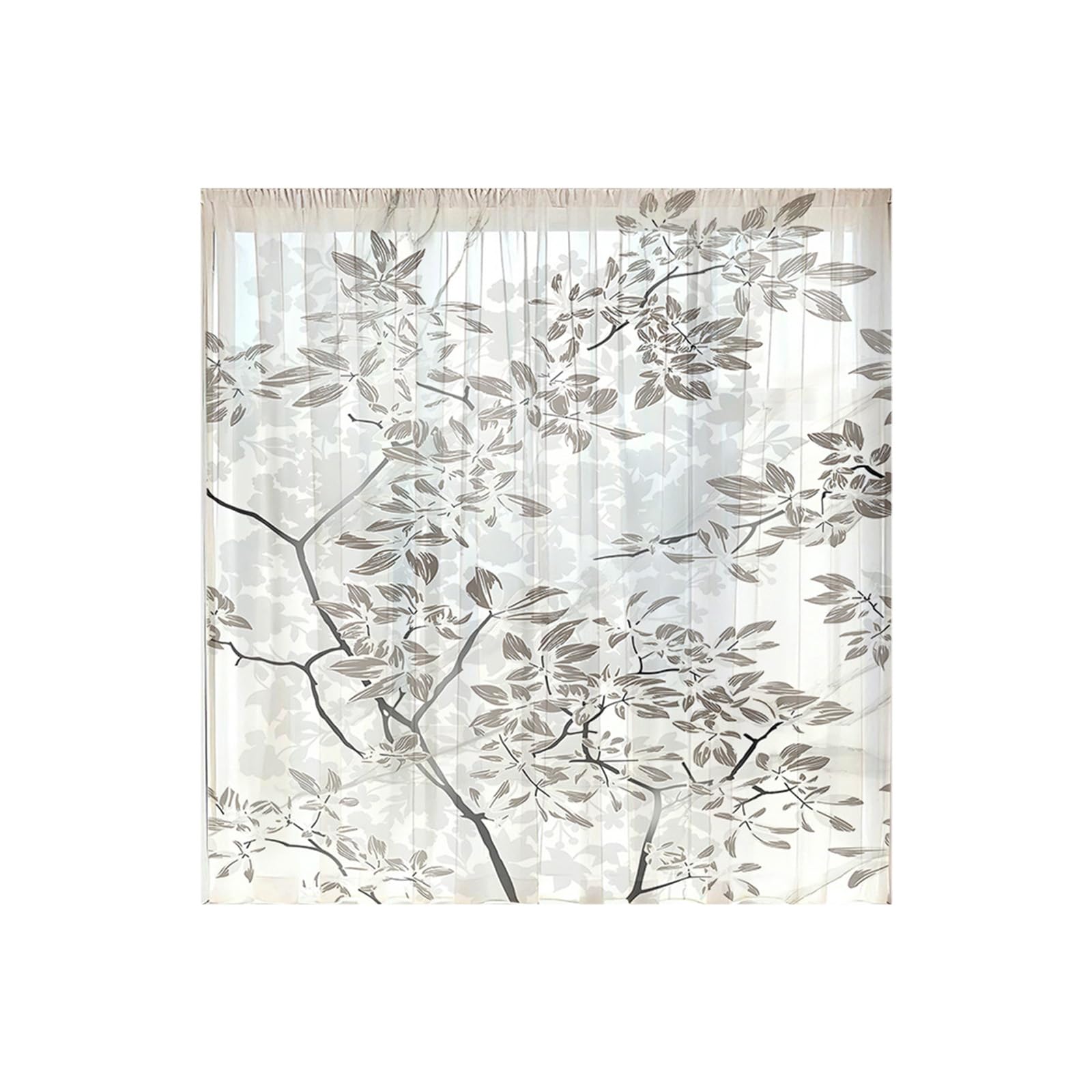 Tsophreniq Any Season Sheer Window Curtain Providing Continuous Natural Light with Enhances Privacy for Home Decoration Living Room Curtains