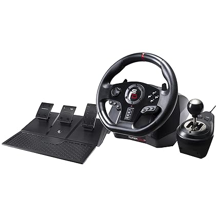 Gear.Club Unlimited 3: Nintendo Switch 2 First, Other Consoles Follow 7 SUBSONIC – Superdrive GS850-X Steering Wheel – Racing wheel with gear stick and 3-pedal set – 270° rotation – Adjustable vibrations – For Xbox Series X/S, PS4, Xbox One – Black