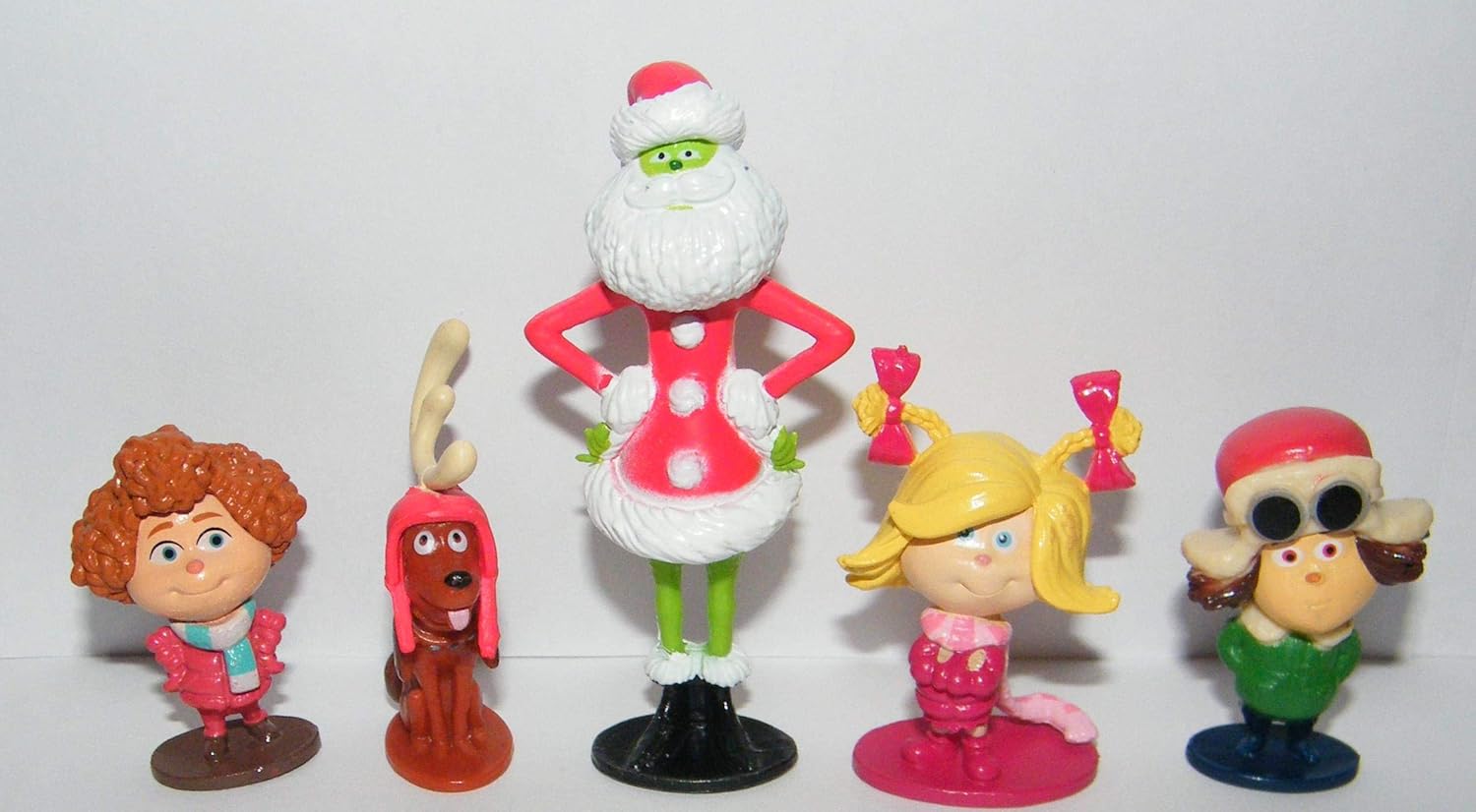 Cheapest 🛒 HappiToys The Grinch Movie Quality Figure Toy Set of 14 with 12 Figures, Notebook and Eraser Featuring Classic and All New Characters Including Brinklebaum, Groopert and More!
