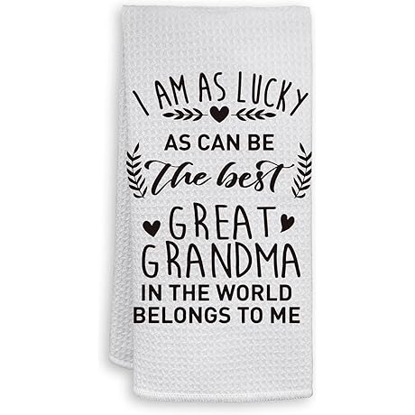 Lovely Tea Towels to Celebrate Grandma