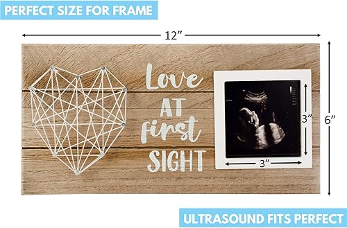 Miniatura 2 de Sonogram - Marco de fotos  Marco de ultrasonido para bebé  Regalo para futuros padres  Decoración de guardería  Baby Shower  Love at First Sight