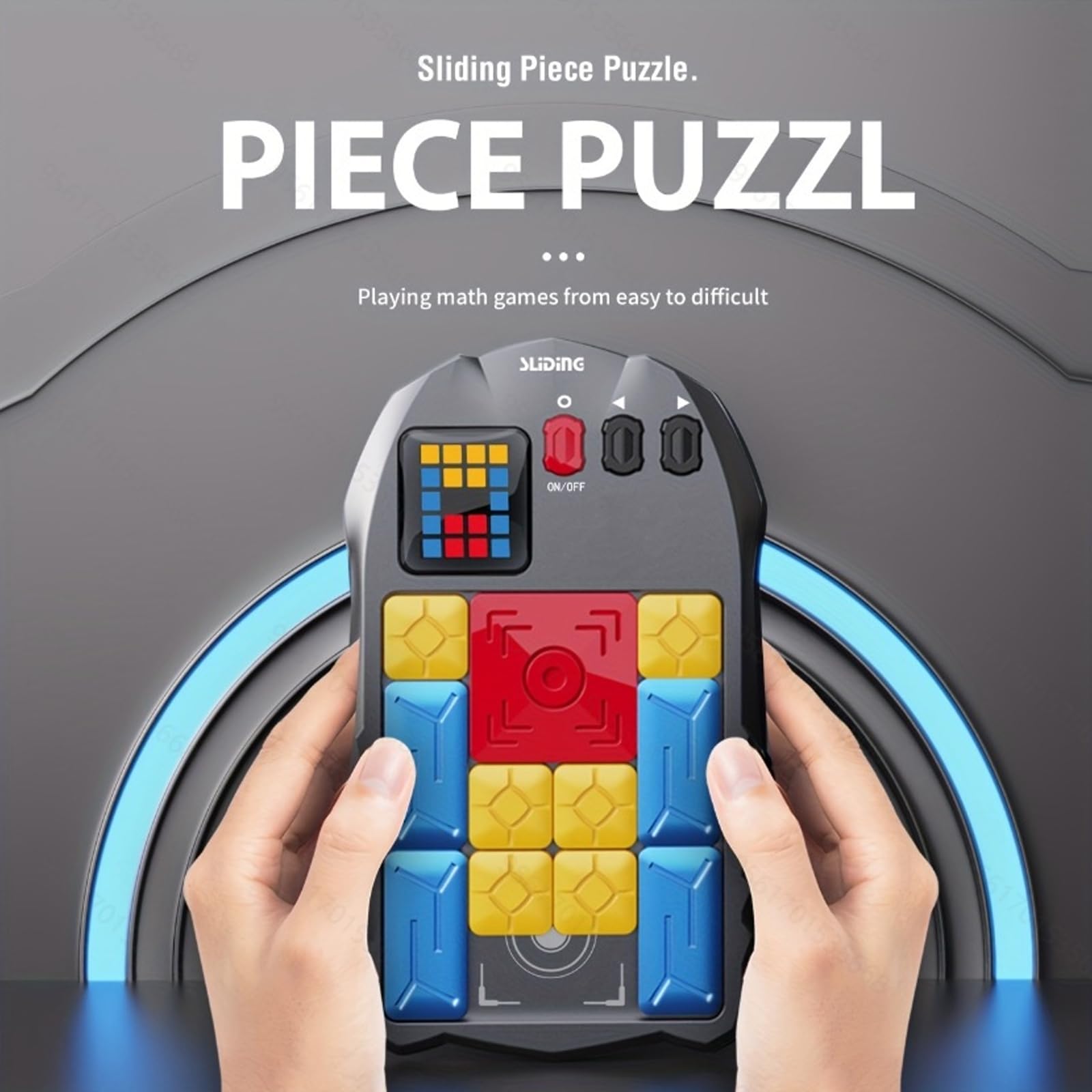 Juego Educativo De Rompecabezas Deslizante Rompecabezas Entrenamiento Lógico 7 Niveles con Detección Automática Resultados Ideal para Fiestas Niños Y Adolescentes Juguete Lógico No