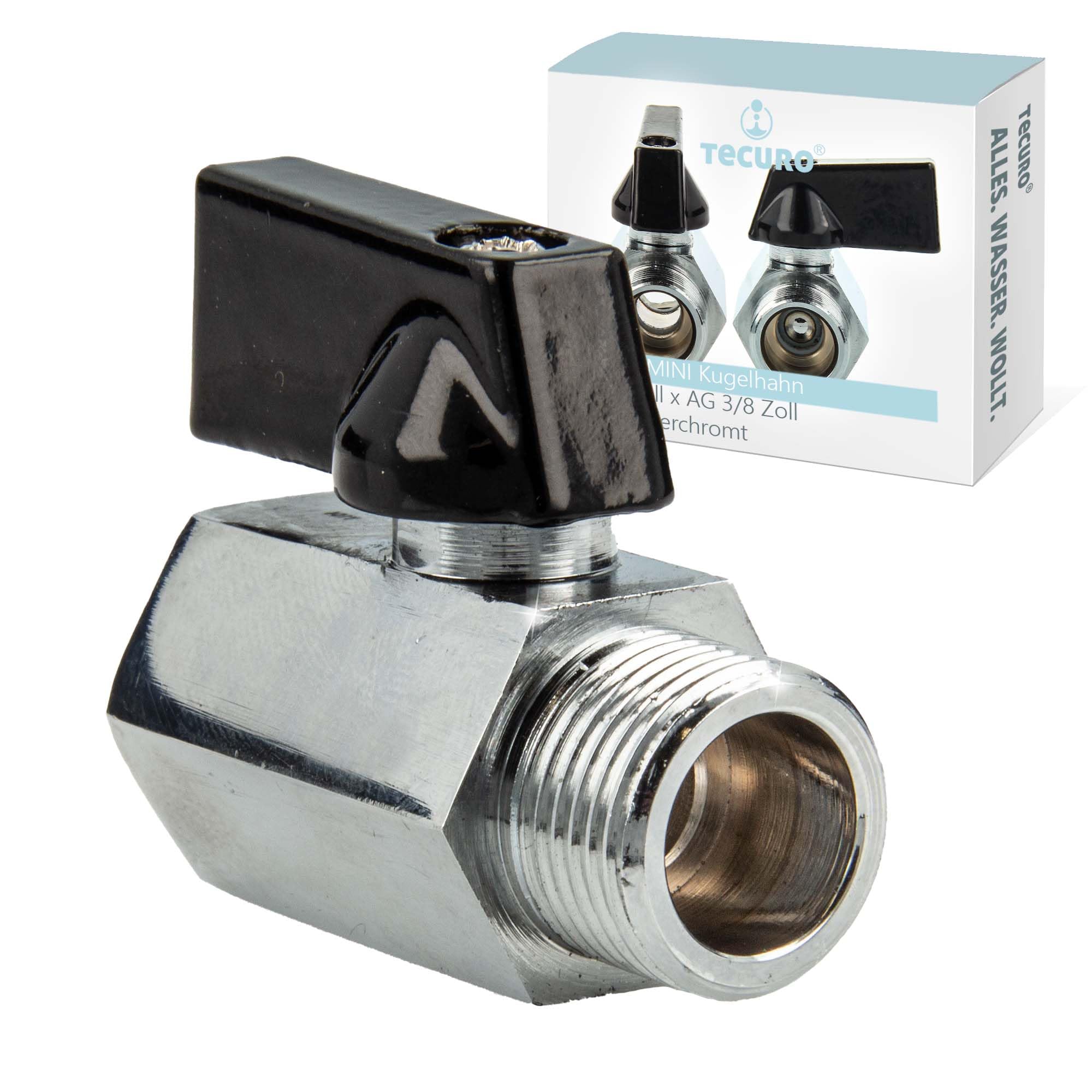 Mini Valvola A Sfera In Acciaio Inox G 3/8″ Filettatura - Foto 6