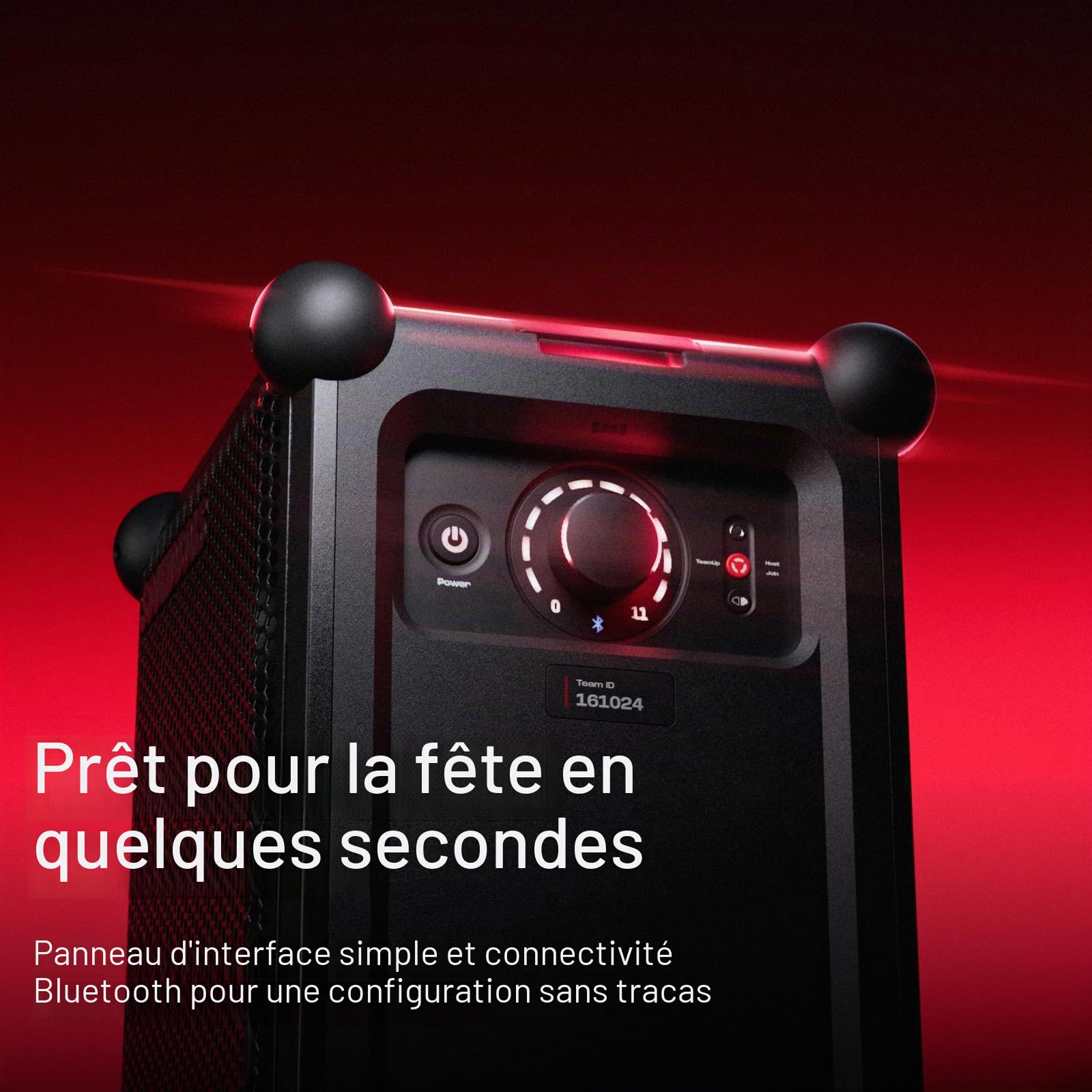Soundboks Mix - Enceinte Bluetooth portable - Design durable et résistant aux intempéries (IP65) - Batterie rechargeable USB-C - Ultra-bruyante - 121dB - Haut-parleur pour intérieur et extérieur - 40