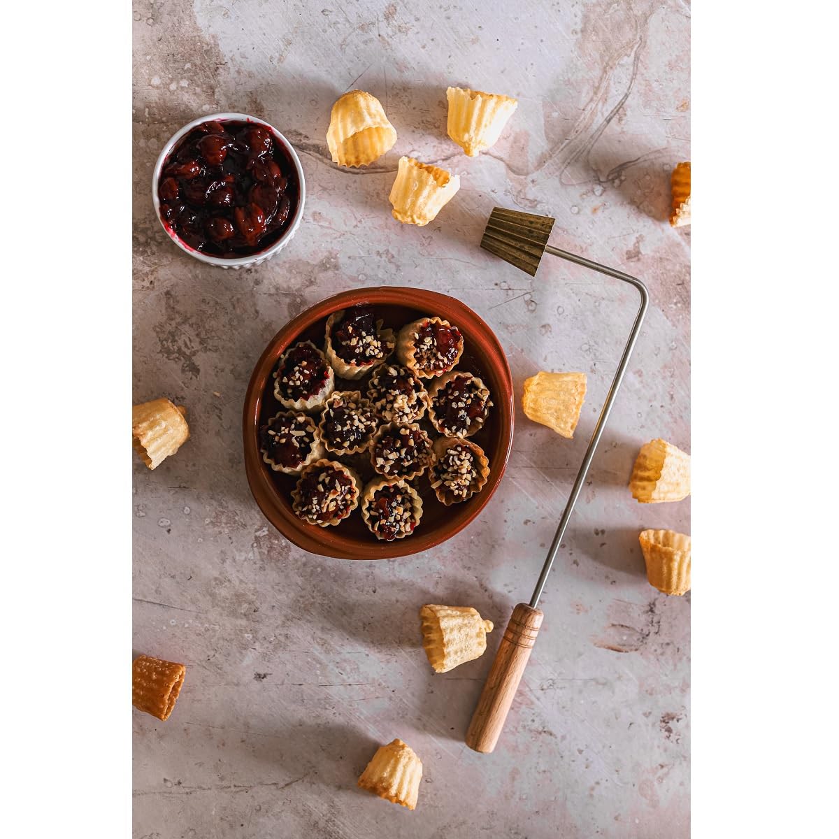 BrandNewCake® Appareil à Mini-Tartelettes - Pour Délicieuses Bouchées Faciles à Préparer