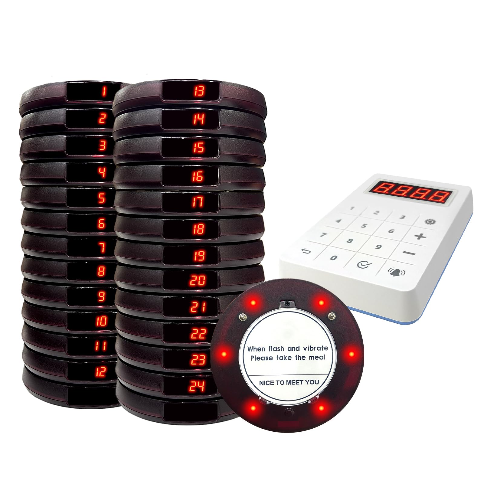 Photo 1 of SmartTail Restaurant Pagers System, 24 Coaster Buzzers