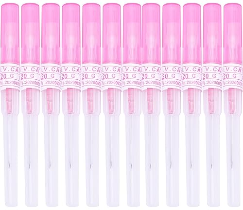Miniatura 6 de 12 agujas de perforación de catéter, desechables para catéter intravenoso para oreja, nariz, vientre, labio, ceja, lengua, pezón, cartílago,