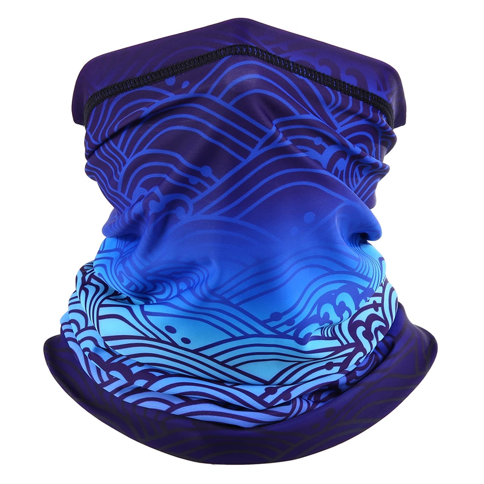 Summer Ice Silk Bandana Ciclismo Impreso Halfark Mask Mask Sport Neck Gaiter Caminata FOL Mask Curring Tube Buff Mujeres Mujeres
