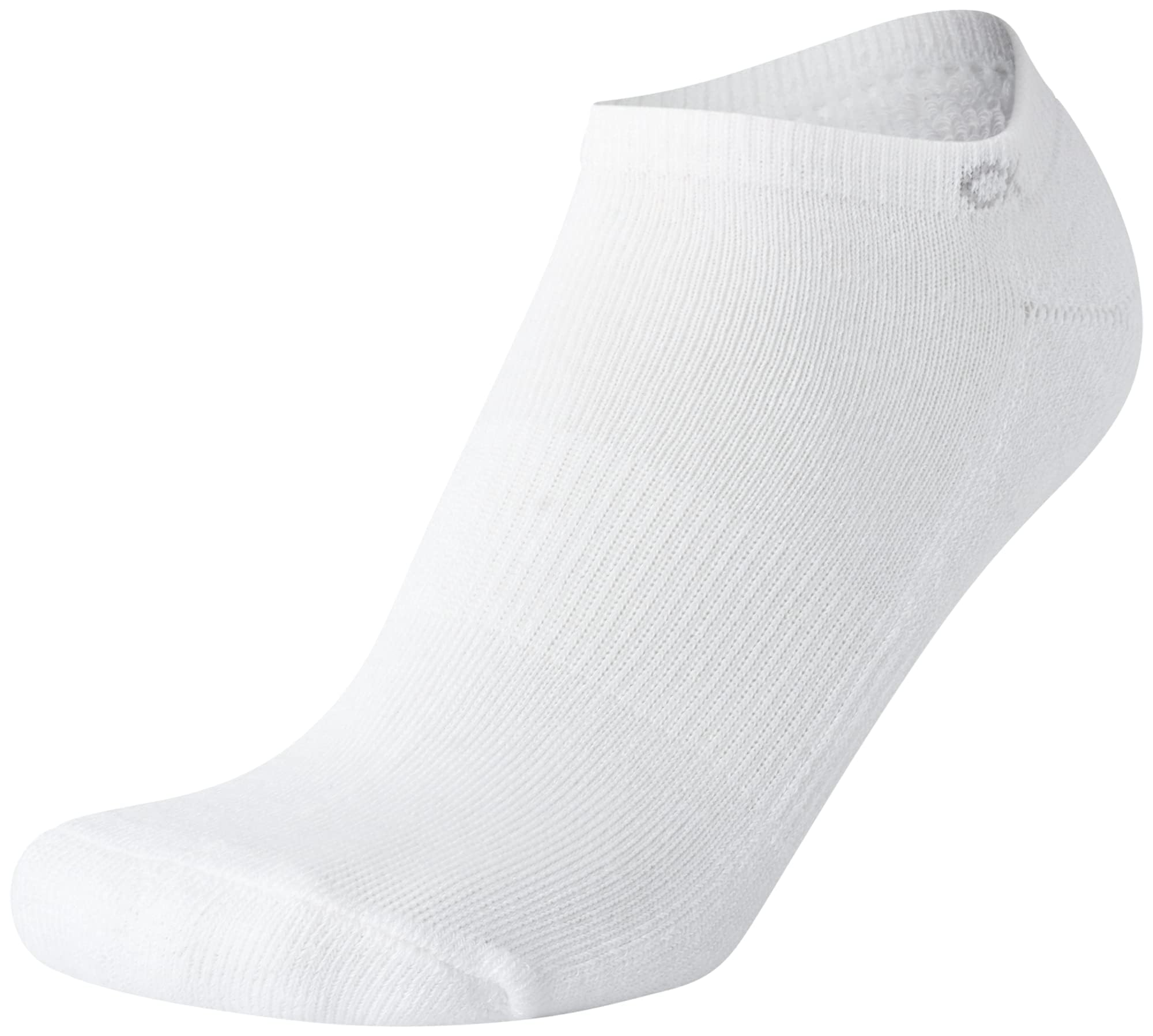 Calvin Klein Calcetines invisibles para mujer, paquete de 6 calcetines atléticos de mezcla de algodón de corte bajo para mujer, ligeros, acolchados y cómodos