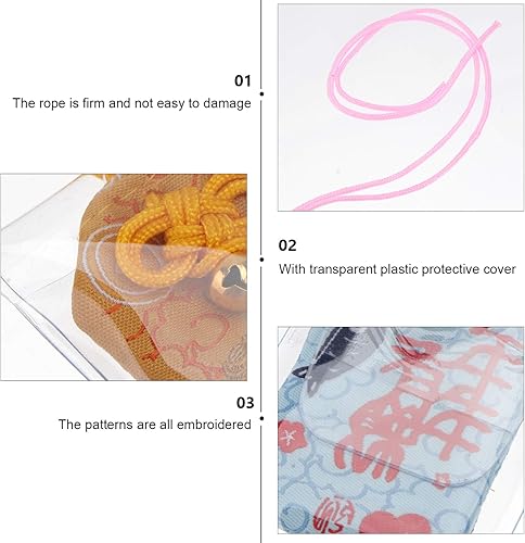 Miniatura 4 de Amuleto japonés omori de la suerte, amuleto de buena suerte, 3 piezas de amuleto de buena suerte para el éxito de la seguridad del amor