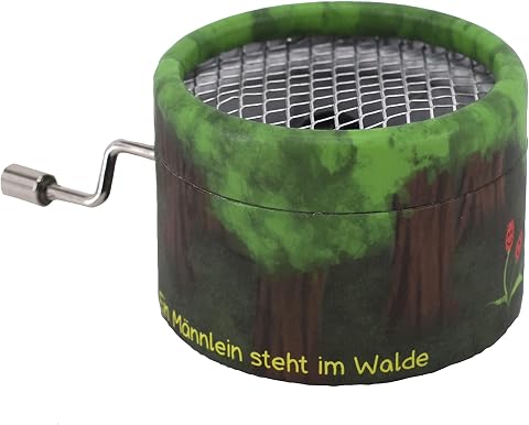 Voggenreiter 1292"Ein Männlein steht im Walde", carillon di alta qualità con meccanismo di qualità e manovella,...