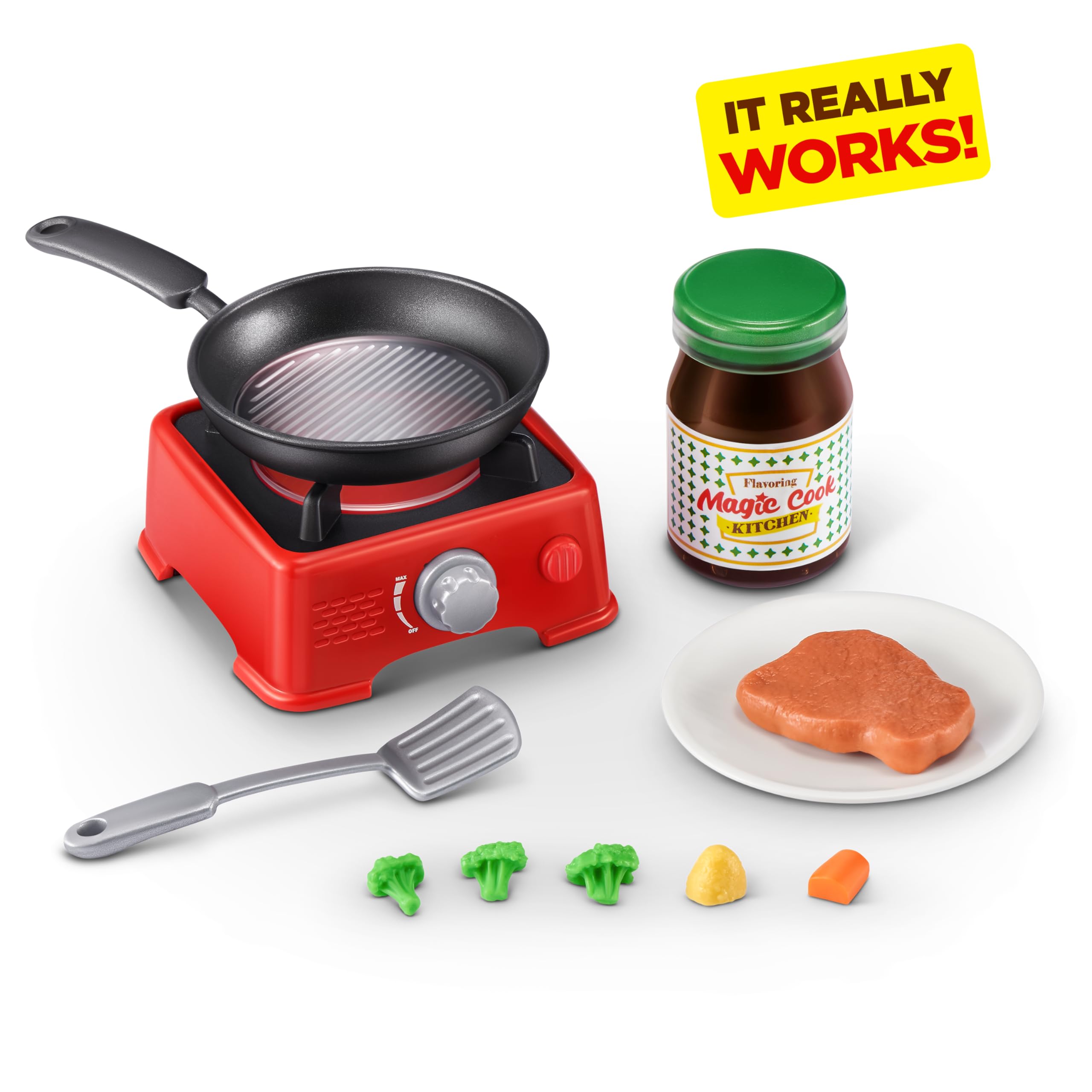 Mini Brands Really Works Magic Cook Kitchen Cápsula Serie 1 (Waffle Maker) de ZURU: Electrodomésticos Miniatura funcionales, Juguete Coleccionable Sorpresa para niños, Adolescentes y Adultos de 3+ - 5