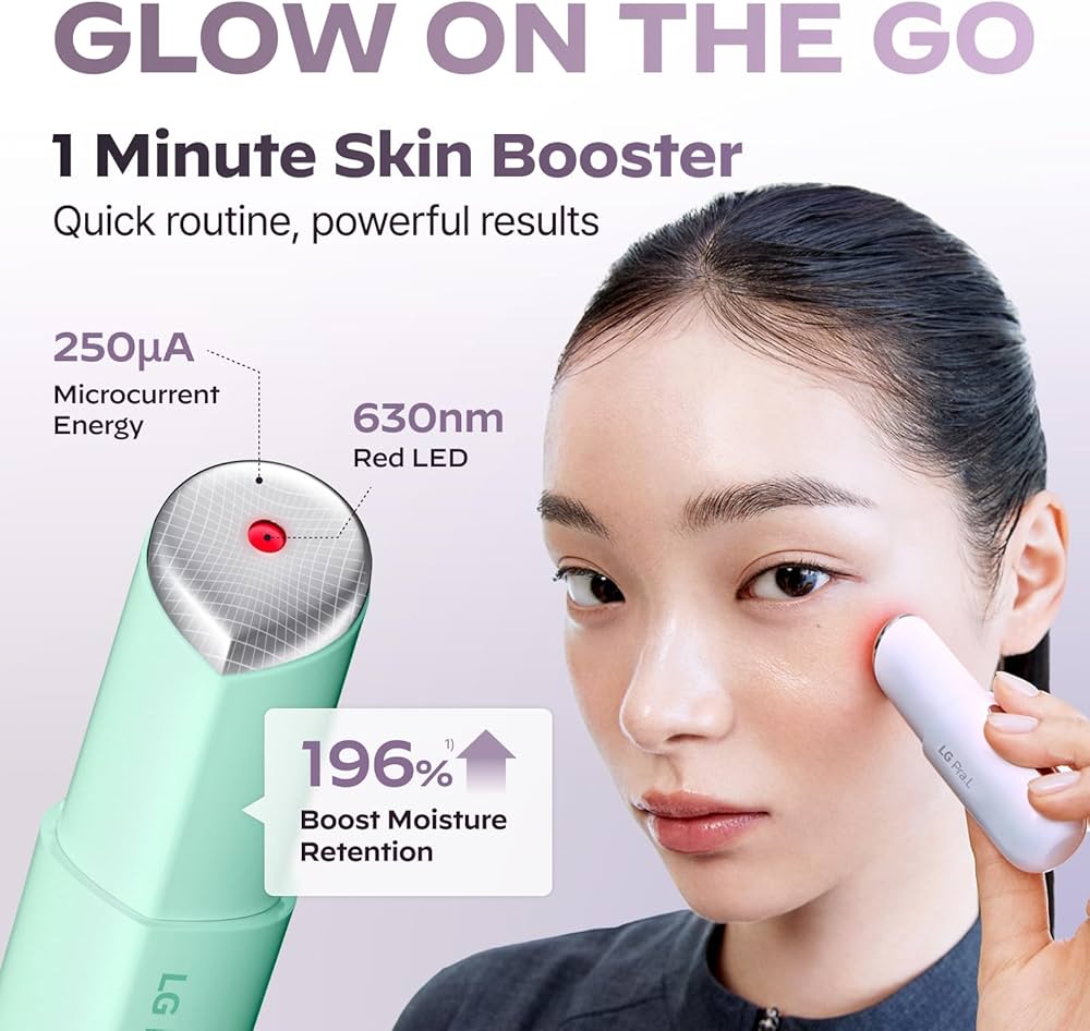 ボディ・フェイスケア LG Pra.L Galvanic Ion Booster Amazon.com: LG Pra.L Superform Galvanic Booster Mystic White, 1min