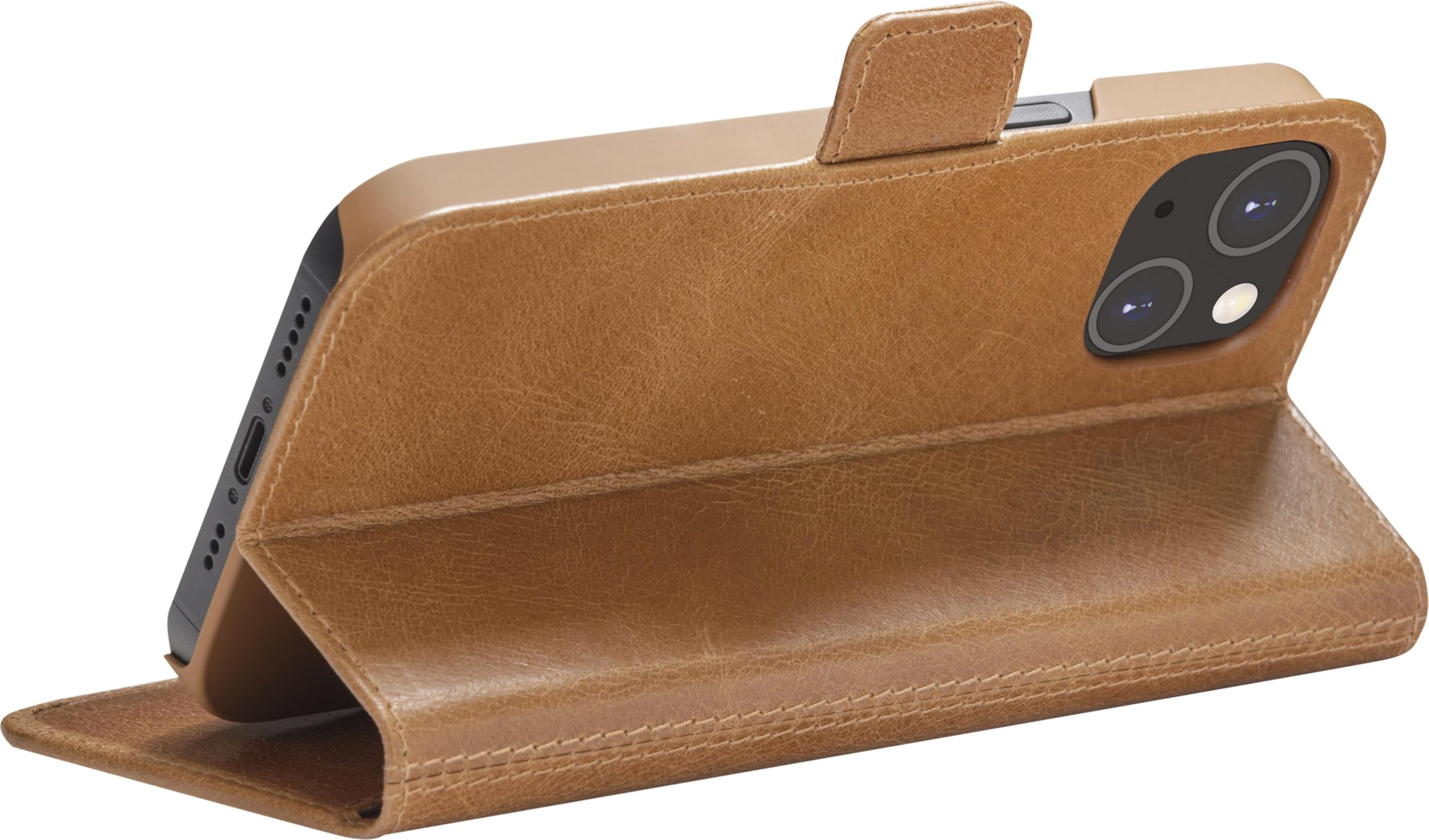 dbramante1928 Copenhagen - Custodia in pelle per iPhone 14, colore: marrone