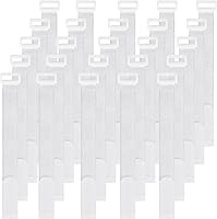 Vista 1 de PASOW Organizador de bridas ajustables con hebilla de plástico (blanco 12 pulgadas, 25 piezas), Blanco