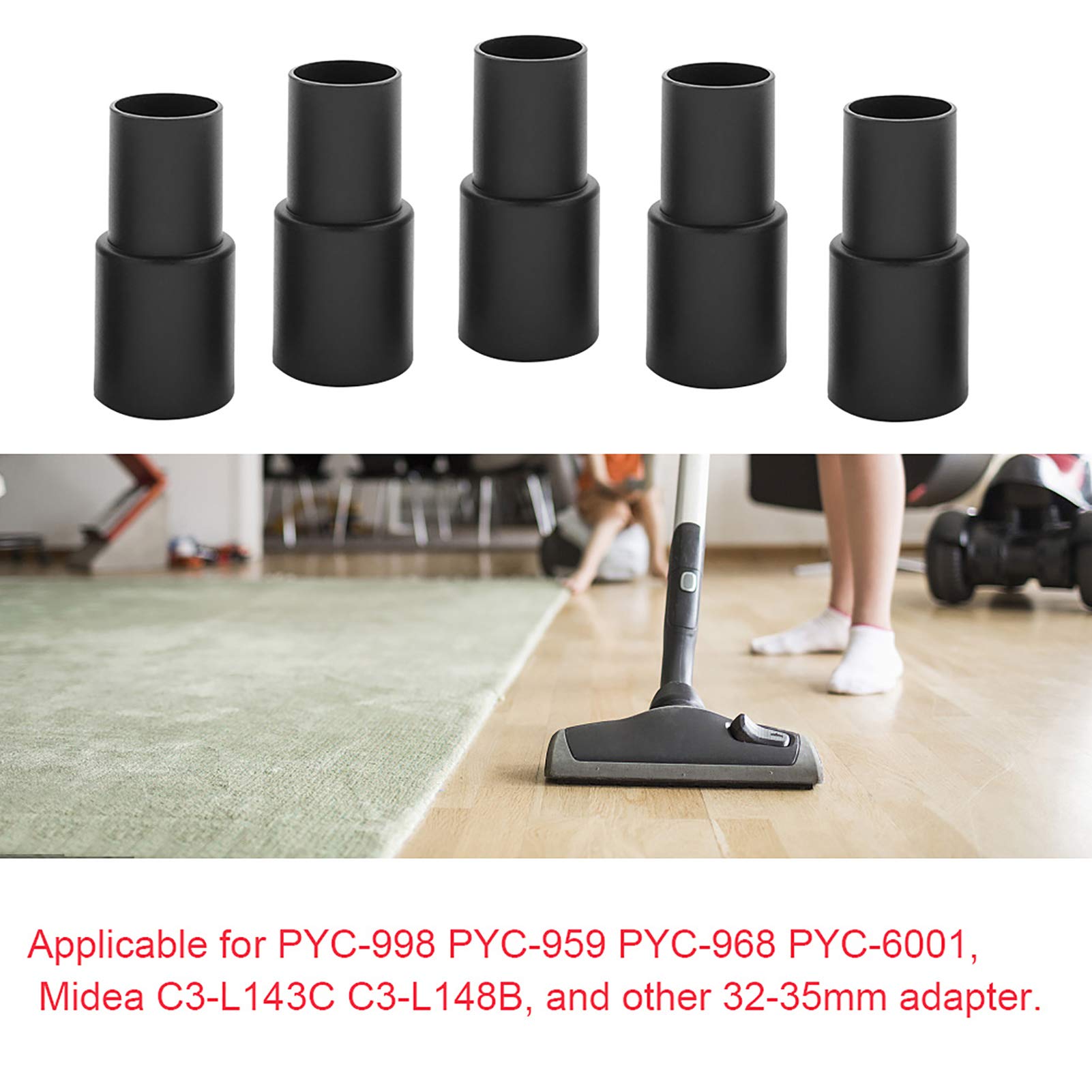 Set Adattatori Per Tubo Aspirapolvere - Riduttori E Convertitori Per Accessori Di Diverse Misure
