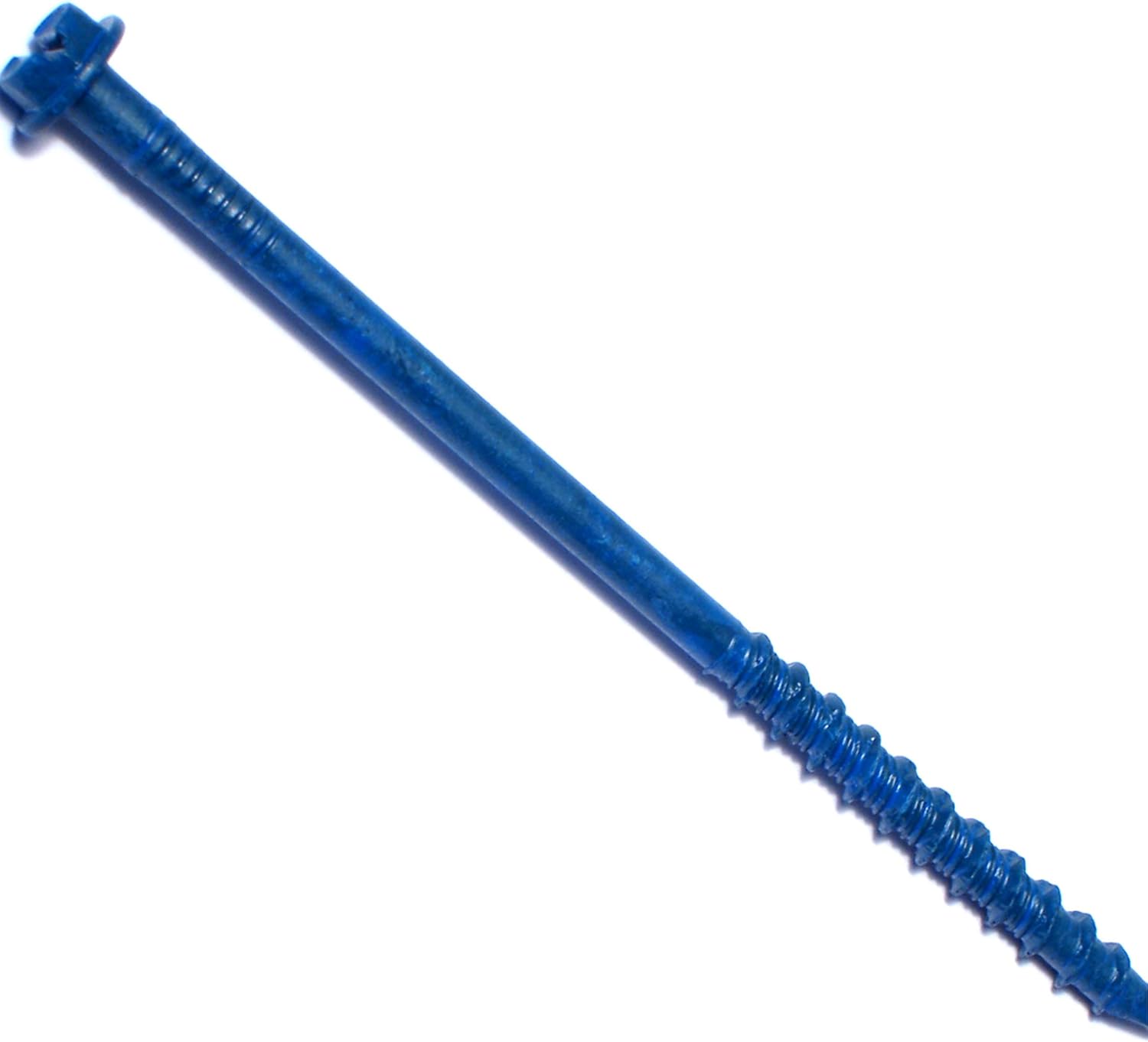 014973210618 Slotted Hex Masonry Screws, 3/16 x 3-3/4-Inch, 100-Piece