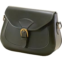 SUNLIGHT LEAVES Vintage Crossbody Saddle Bag For Women Vegan Leather Boho Retro Satchel Simple Handbag Casual Purse | Vintage