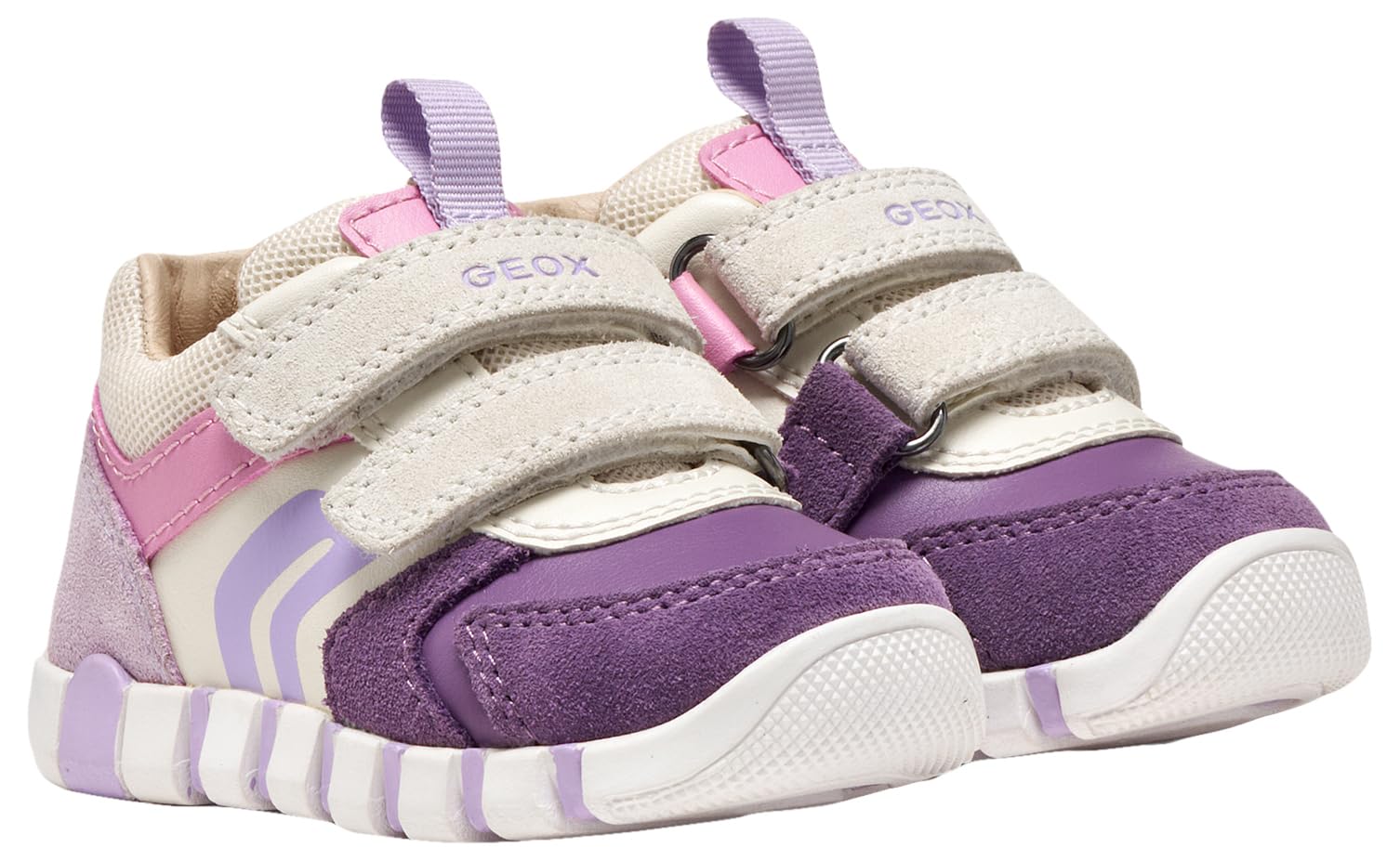 Geox Baby Girl B IUPIDOO Girl C First Steps LT Ivory/Prune 26_EU