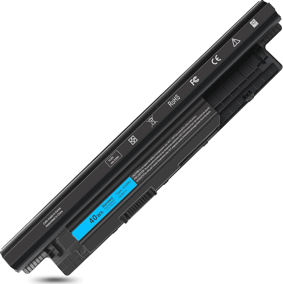XCMRD Battery 14.8V for Dell Inspiron 15 3000 3521 3537 3542 3543,15R-5537 15R-5521,3541 3531,17 3721 3737 5737 5721 17R-5737,14 3421 5421,Latitude 3540,Type P28F V8VNT FW1MN 4WY7C 0MF69 4DMNG 6HY59