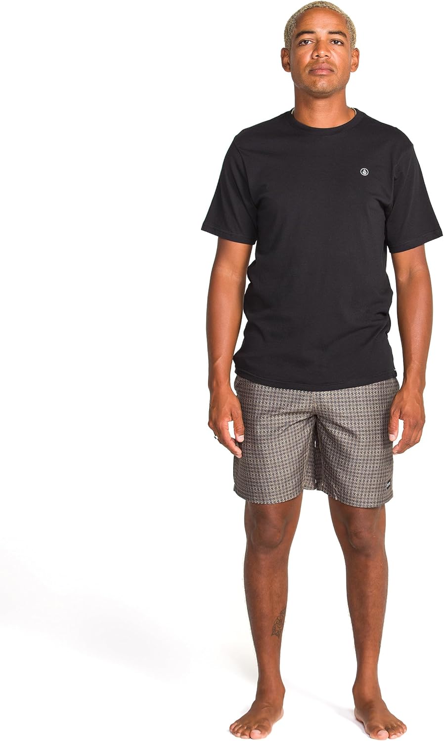 Volcom Mens Circle Stone Organic Short Sleeve T-Shirt – Soft Cotton Crewneck with Logo Graphic - Image 2