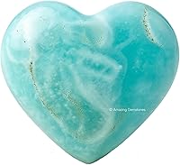 Vista 96 de Amazing Gemstone Piedra de Palma de Corazón de Cristal de Chakra - Piedra de Masaje de Bolsillo para Preocupación para Equilibrio Natural de Chakras