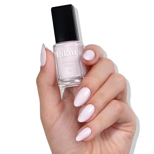 Miniatura 64 de LONDONTOWN Esmalte de uñas brillante rosa polvoriento, Bell Flower lakur, esmalte de uñas vegano resistente a las astillas, 0.40 onzas líquidas Té