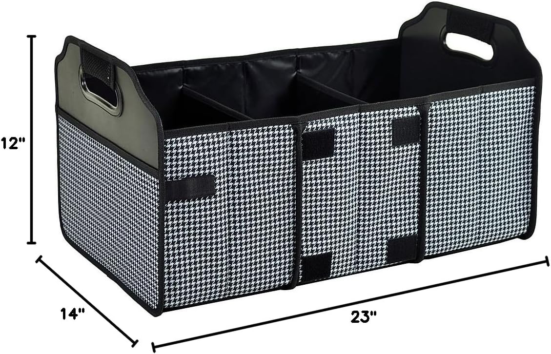 Picnic at Ascot 3 Section Folding Trunk Organizer- Designed & Quality Approved in the USA