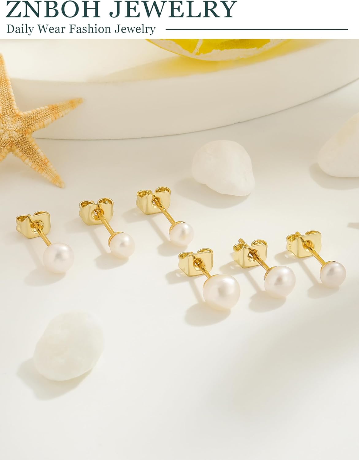 3 Pairs 14k Gold Stud Earrings for Women Hypoallergenic 925 Sterling Silver Post Dainty Silver Cartilage Tragus Earrings Stacks Set Trendy Small Diamond Heart Multiple Piercing Jewelry for Men - Image 5