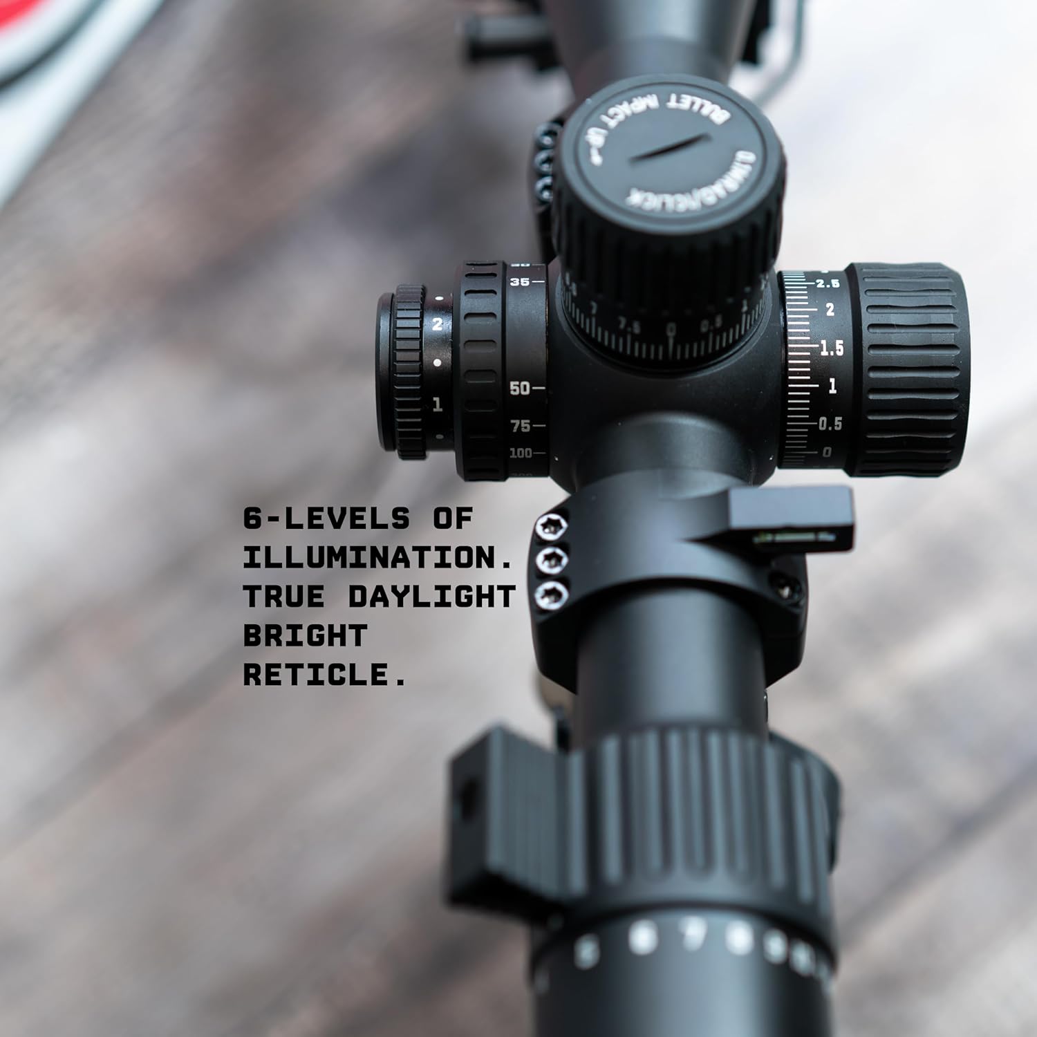 Monstrum Challenger 3-15x50 FFP MPVO Rifle Scope | Featuring ED Glass, Adjustable Objective, Precision Turrets with Zero Stop, Daylight Bright Reticle, and Anti-Cant Scope Rings | MIL Reticle