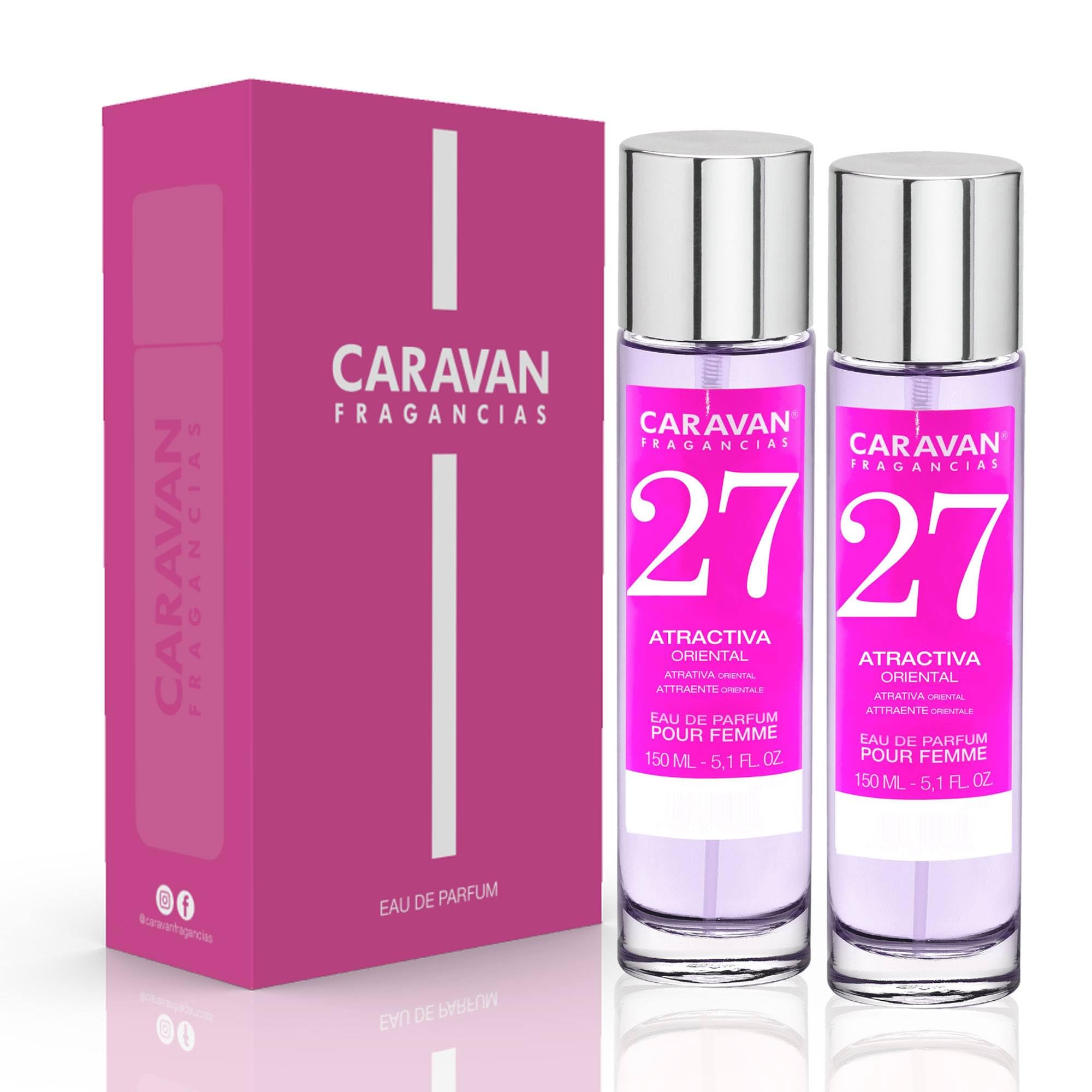 CARAVAN FRAGANCIAS - CAJA DE REGALO con 2 Perfumes Nº27 de 150 ml, para mujer
