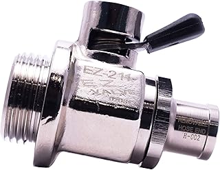 EZ-211(27mm-2.0) EZ Oil Drain Valve with removable Straight Hose End(H-002) Combo