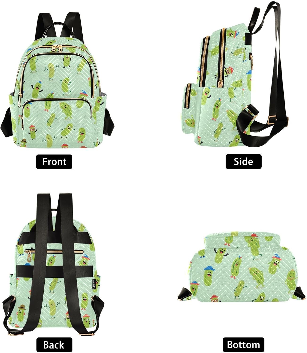 Mini Backpack for Women,Quilted Fashion Backpack Purse for Travel Work,Cute Backpack Daypack With Anti-theft Pocket image 2