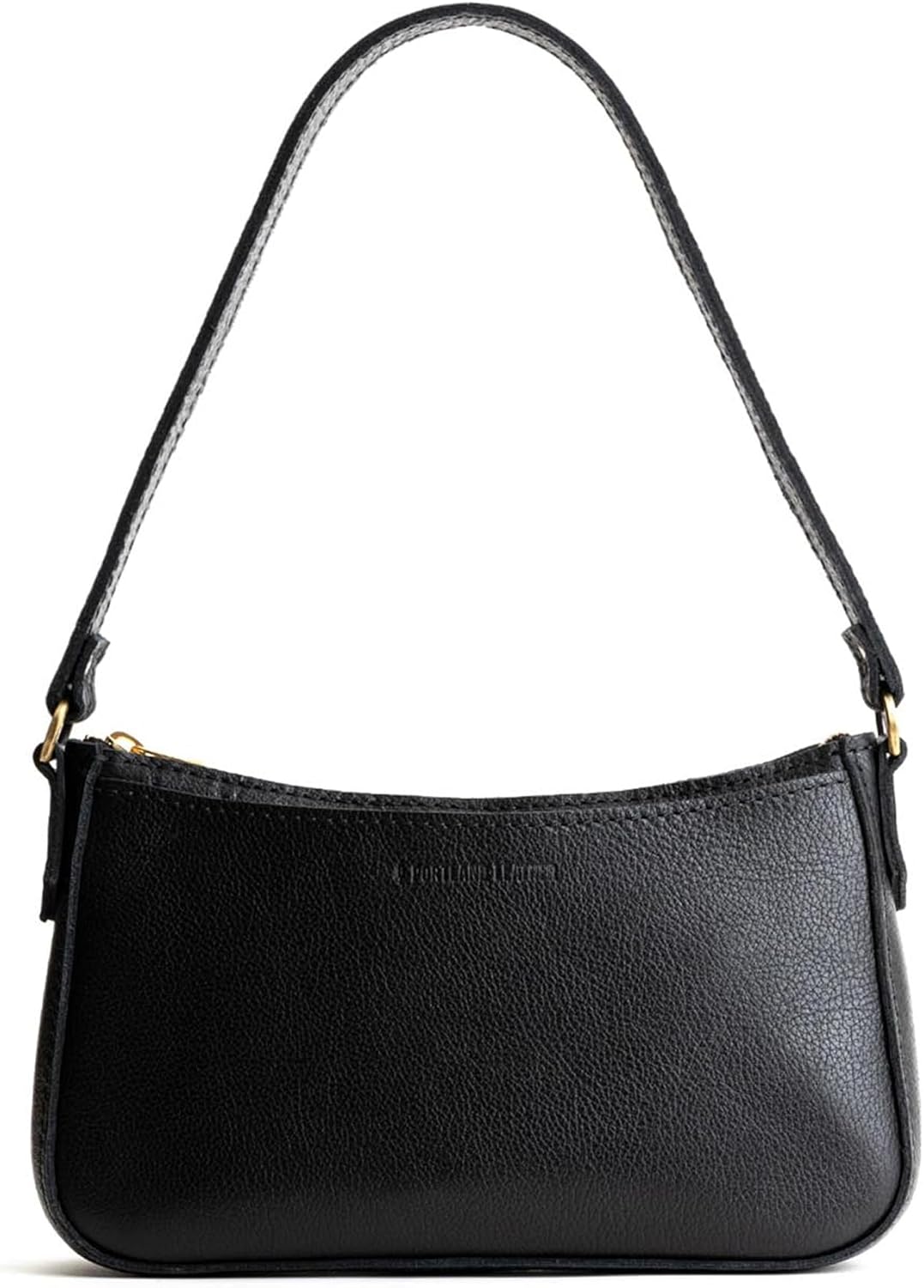 Portland Leather Goods Lucy Shoulder Bag – Handmade from the Finest Full-Grain Hides – Full Exterior Pocket & Zipper Closure