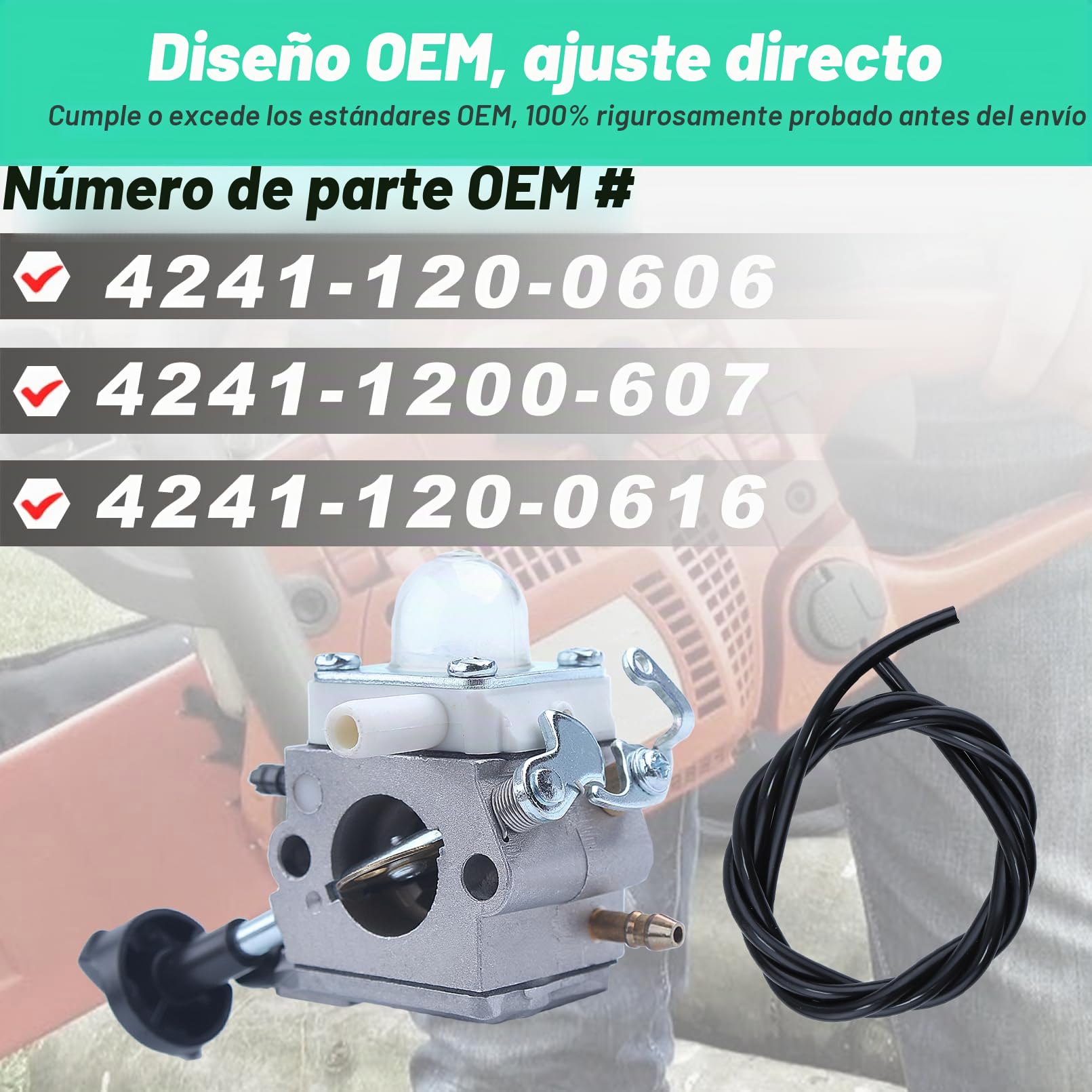 Carburador para STIHL BG86 BG56 SH86 Soplador de Hojas, ADEFOL Carburador con Junta + Filtro de Gasolina + Manguera de Gasolina + Bujía Piezas de Repuesto Carburetor Accesorio