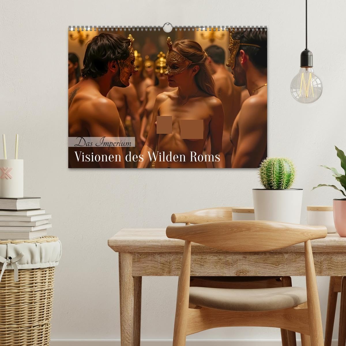 CALVENDO - Das Imperium - Visionen des Wilden Roms (Wandkalender 2027 DIN A3 quer), Monatskalender: Ein außergewöhnlicher Kalender, der dramatische Szenen voller Macht, Verrat, Kampf und subtiler Erot