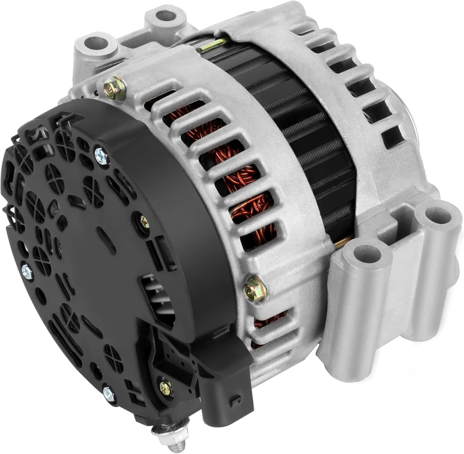 SCITOO Alternator Fits for BMW E83 F25 X3 2007-2010, E87 128i 08-13, E90 F30 328i, E60 F10 528i, E70 X5, 3.0L- 12V 180Amp CW 6 Groove Clutch Pulley, 11301 ABO0391 VBO0391 400-24214