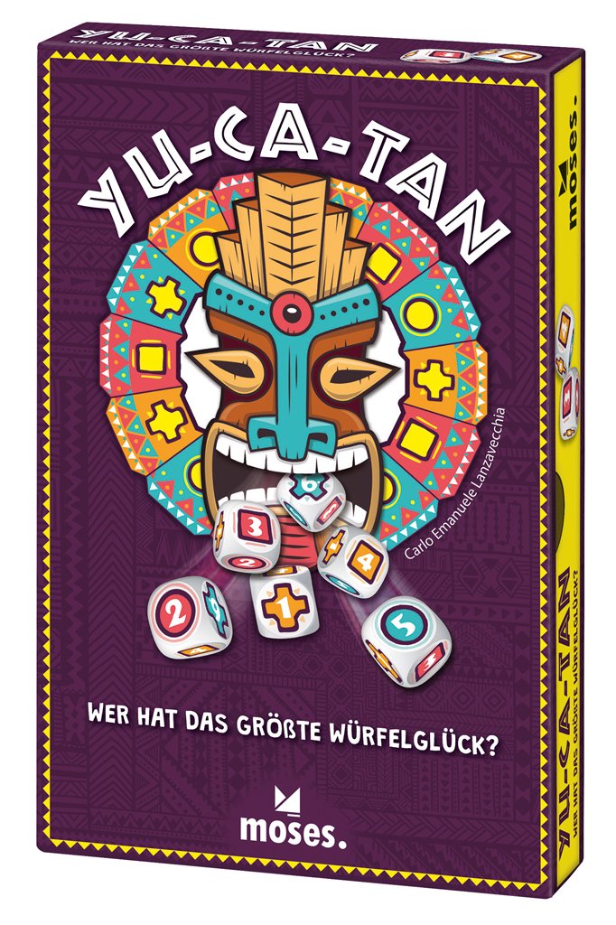 Moses 90303 Yu-ca-tan. Wer hat das größte Würfelglück? | Würfelspiel mit Glücksfaktor für die ganze Familie | Ab 8 Jahren