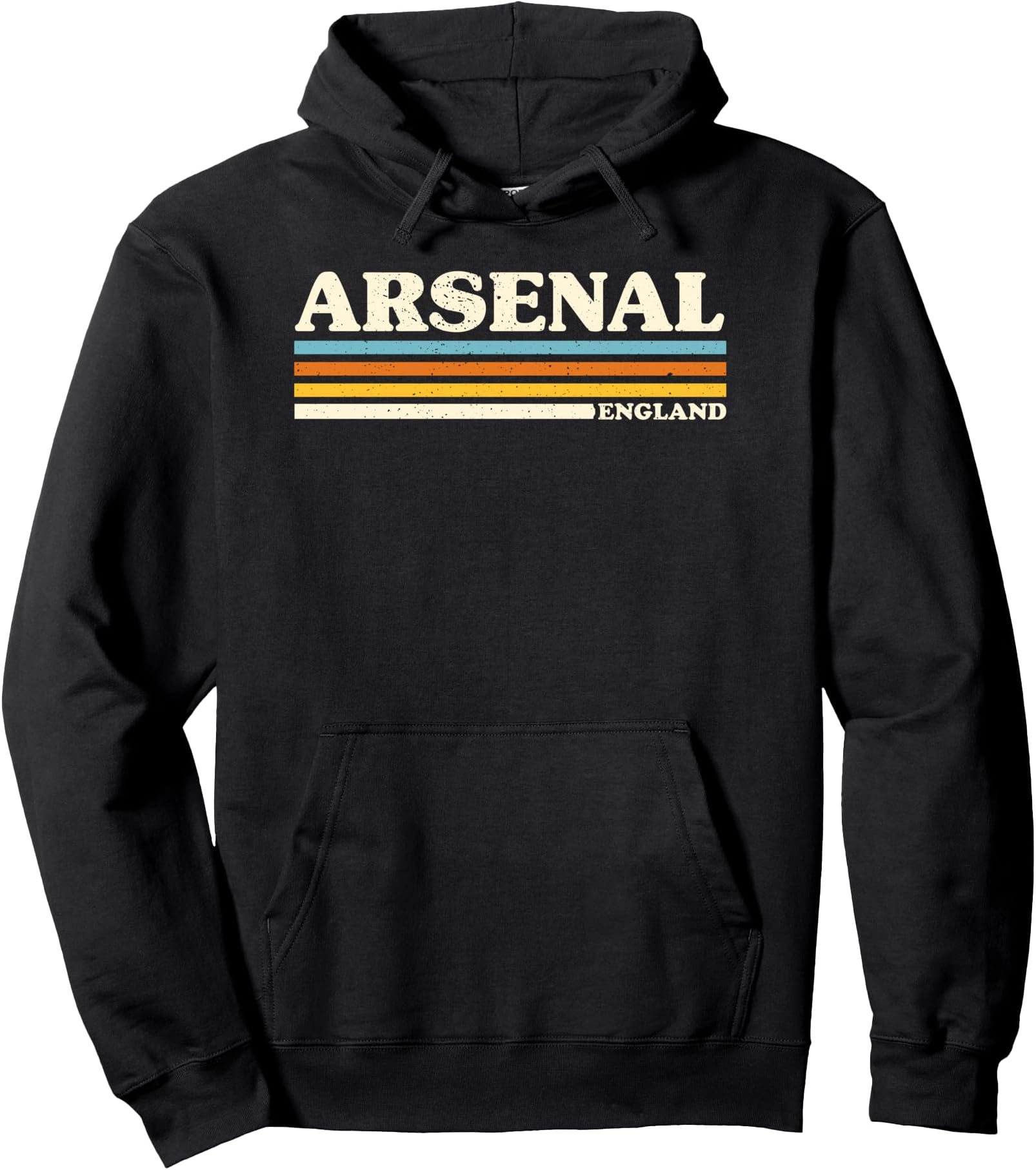 Retro Stripe Arsenal Pullover Hoodie