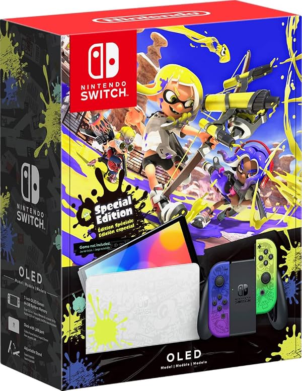 Nintendo Switch – Modelo OLED Edición Especial Splatoon 3 Clasificación ESRB: Todos 10+ | 26 ago 2022 | por Nintendo