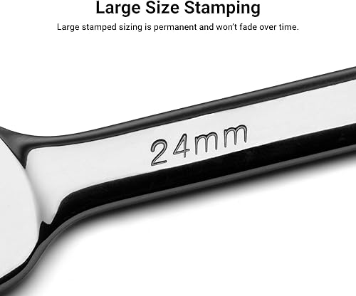 Miniatura 7 de Capri Tools Llave combinada de 0.709 in, 12 puntos, métrica