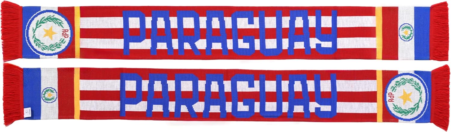 Euroscarves Paraguay Soccer Knit Scarf - Image 2
