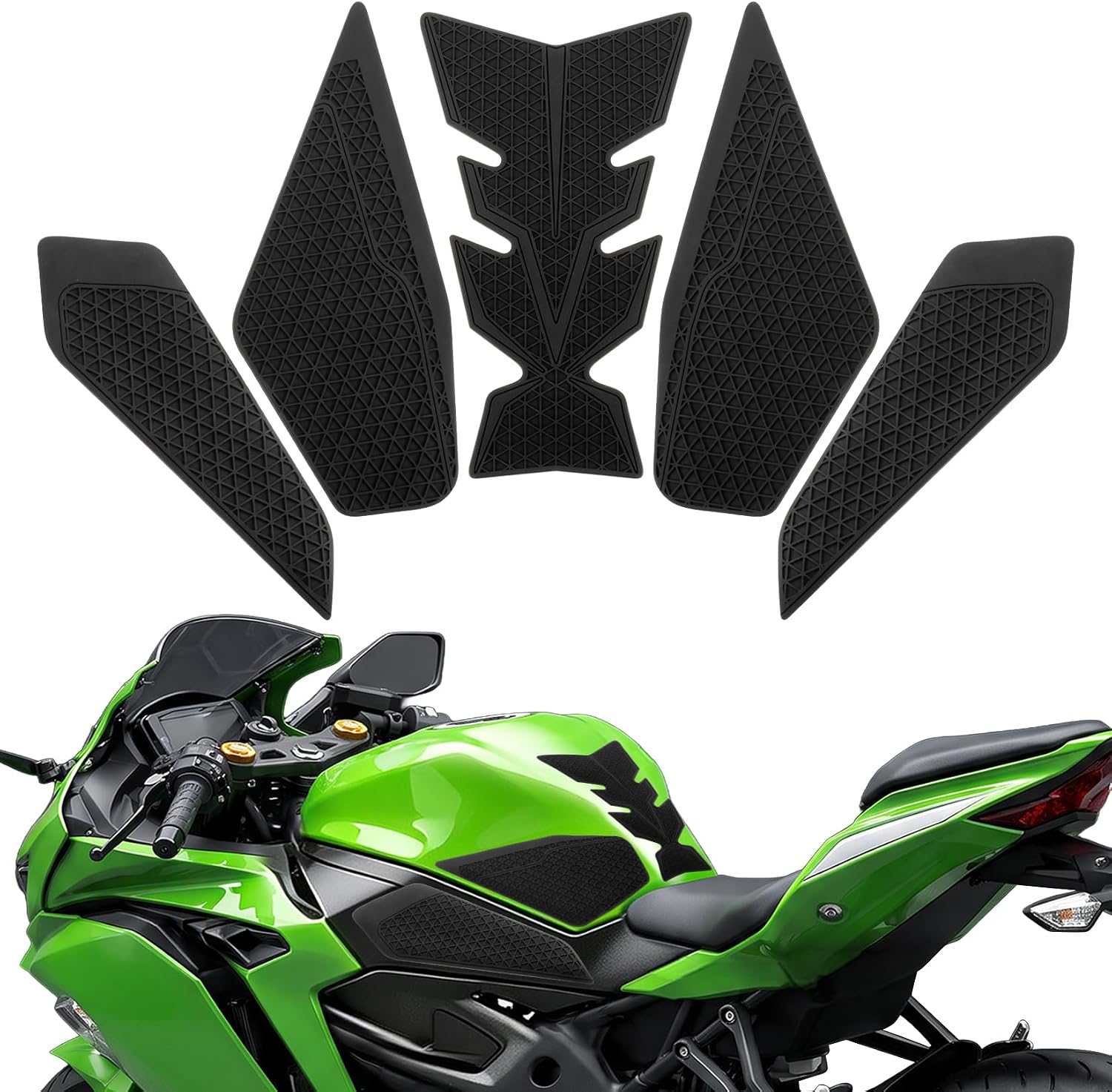 Motorcycle Tank Pads for ZX4R ZX4RR 2023-2026